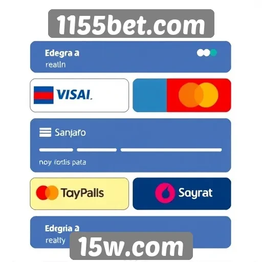 Métodos de pagamento oferecidos na plataforma 1155bet